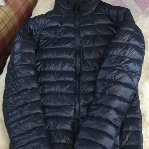 hole in puffer jacket